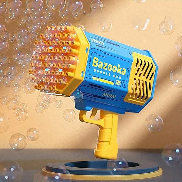 Máquina Lançadora de Bolhas de Sabão Bazooka