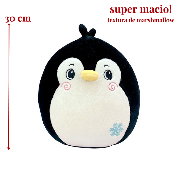 Pelúcia ALMOFADA PINGUIM 30 cm - DMT6351