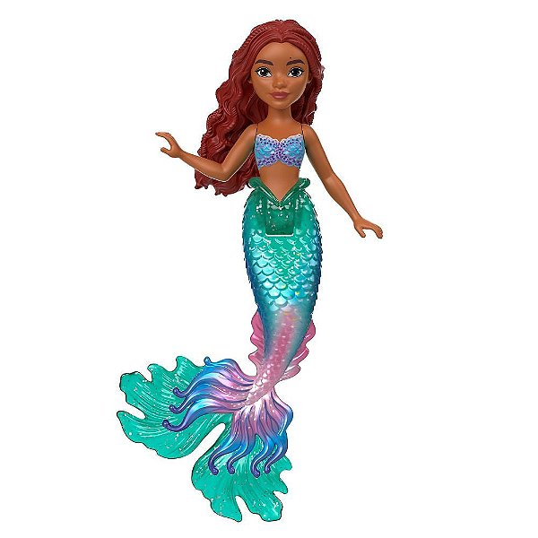 Boneca Ariel Princesas Disney Mini Sereia 9 cm