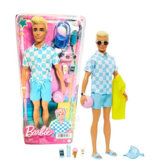 BONECA Barbie Ken O Filme Dia da Praia - HPL72