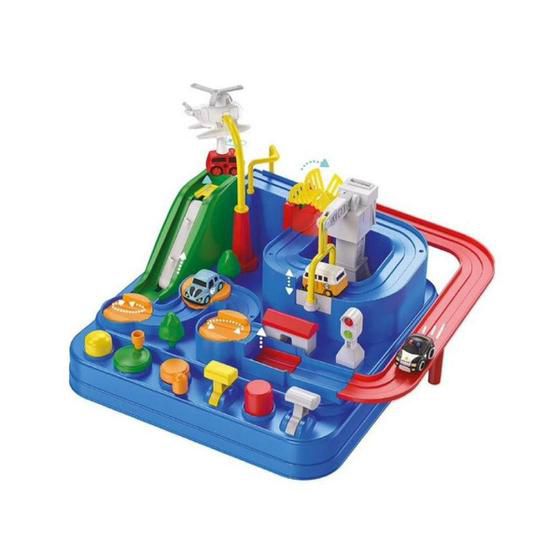 Playset Pista Carrinhos Divertidos Com 2 Carrinhos - Shiny Toys