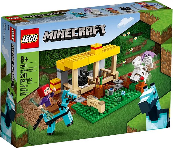 LEGO MINECRAFT 21171 - O ESTABULO DE CAVALOS