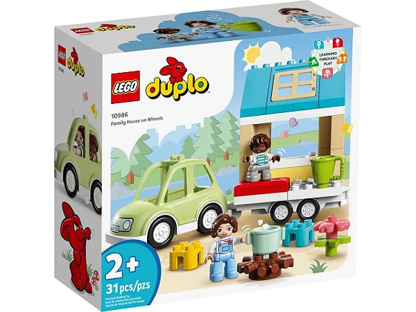 Lego Duplo 10986 - CASA DE FAMILIA SOBRE RODAS