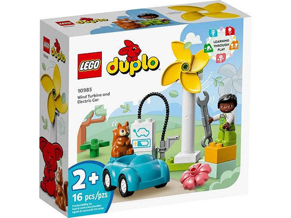Lego Duplo 10985 - TURBINA EOLICA E CARRO ELETRICO
