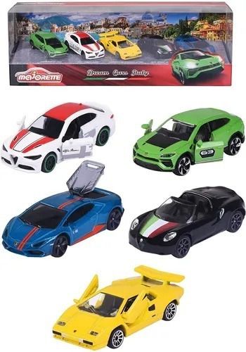 Carro Miniatura Conjunto MAJORETTE Lamborghini E Alfa Romeo Carros Italianos