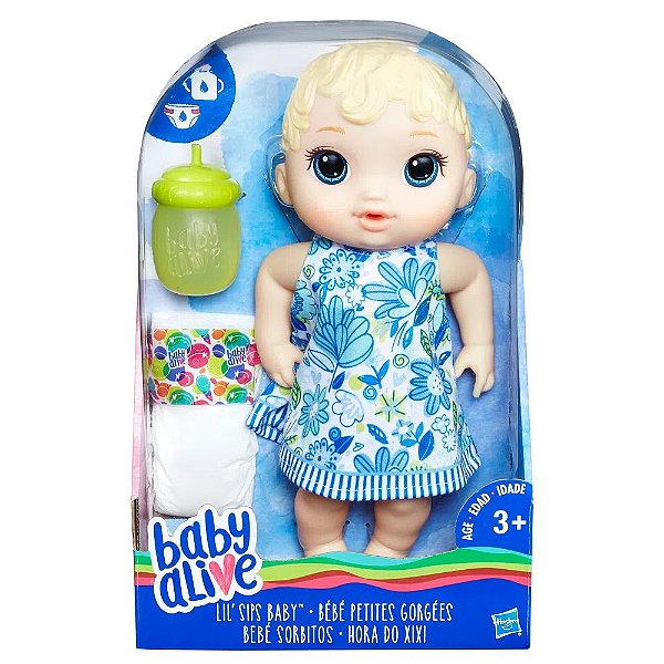 Boneca Baby Alive Hora do Xixi Loira - Hasbro E0385