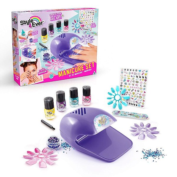 Kit Manicure Pintar Unhas - FUN - TRENDS Brinquedos