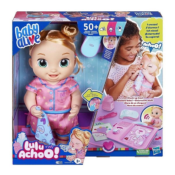 Boneca Baby Alive Lulu Achoo Loira - Hasbro F2620