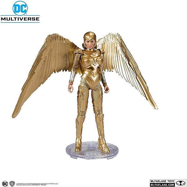 BONECA MULHER MARAVILHA 1984 - GOLDEN ARMOR - DC COMICS MULTIVERSE - FUN