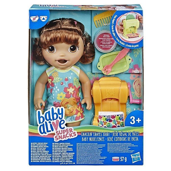 Boneca Baby Alive - Festa Massas Morena E3696 Hasbro