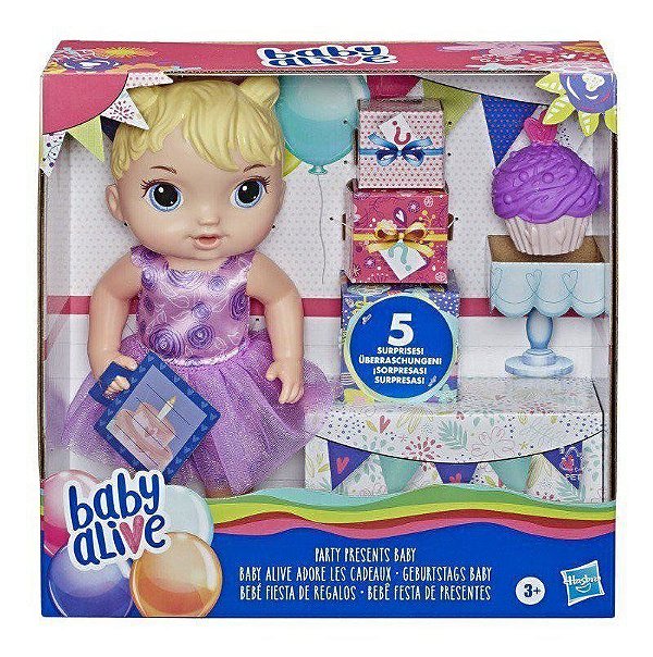 Boneca Baby Alive - Festa Presente E8719 Hasbro