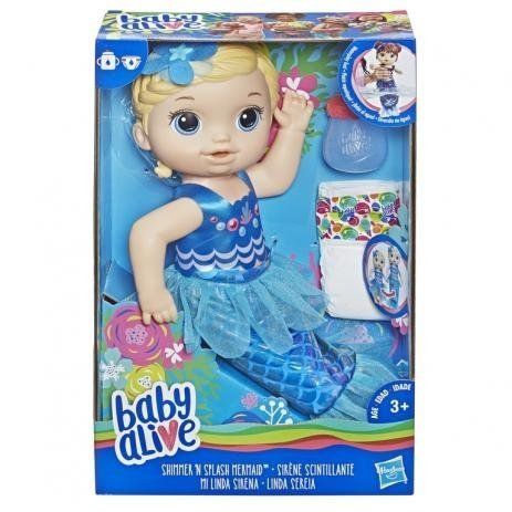 Boneca Baby Alive - Sereia Loira E3693 Hasbro