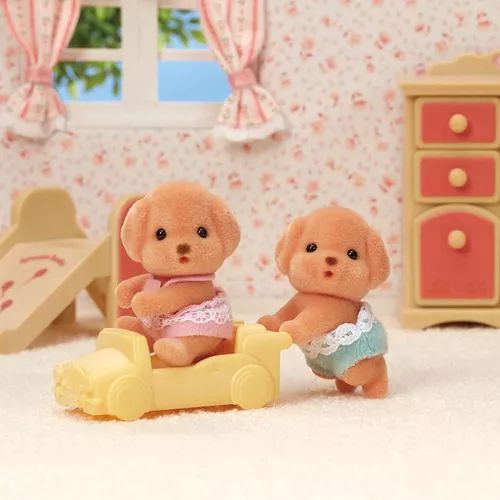 Sylvanian Families Gêmeos Bebês Poodle Toy 5425