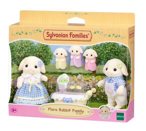 Sylvanian Families Família dos Coelhos Floral 5735
