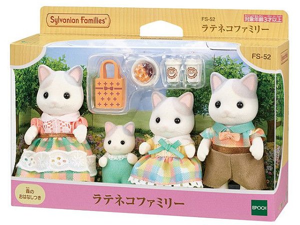 Sylvanian Families Família dos Gatos de Leite 5738