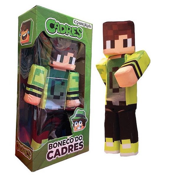 Boneco Youtuber Cadres Minecraft 35 Cm