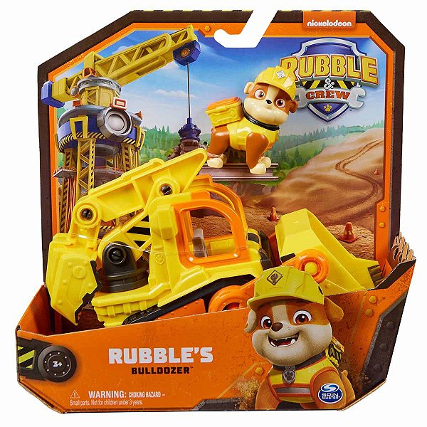 Veículo e Figura Patrulha Canina Rubble Escavadeira 3797 - Sunny