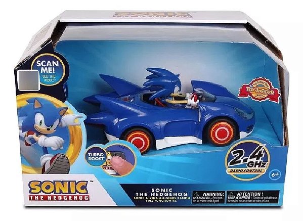 Carro Sonic Com Controle Remoto 2.4 Ghz 7 Funções F01058 FUN