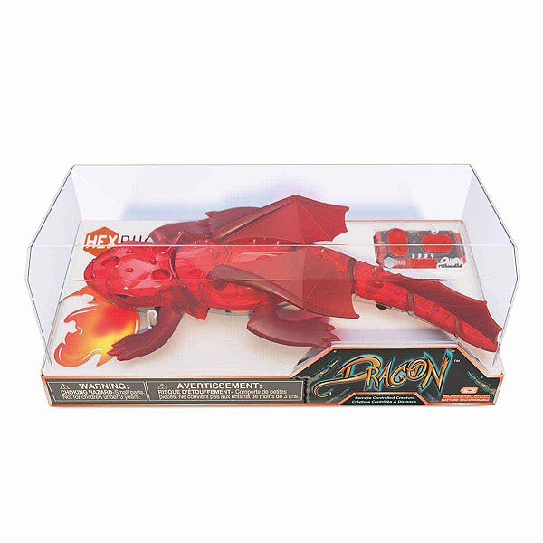 Dragão Robô Vermelho com Controle Remoto - Hexbug