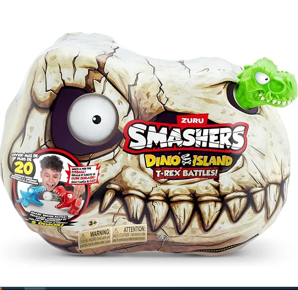 Smashers Dino Island Batalha Verde - FUN F149-5
