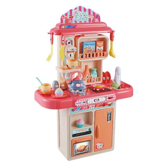 Cozinha Infantil Super Chef Água Luz Som e Solta Fumaça - Shiny Toys