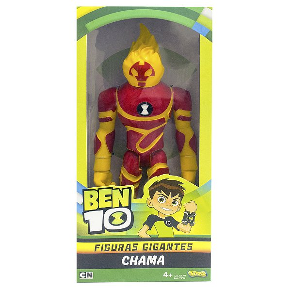 Boneco Chama - Ben 10 Figura Articulada 28 cm Sunny