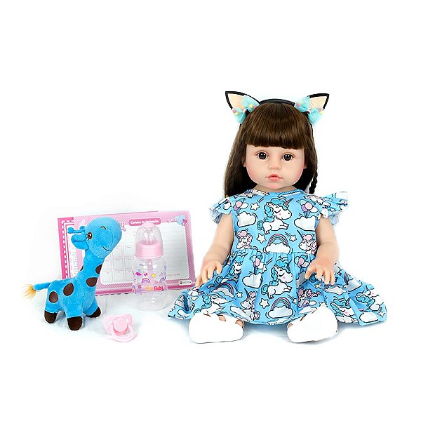 Boneca Bebê Reborn - Lori 45 cm Corpo 100% Vinil 1815