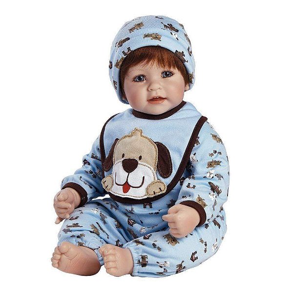 Bebe Reborn Boneca Adora Doll Menino Woof Corpo de Pano 20928