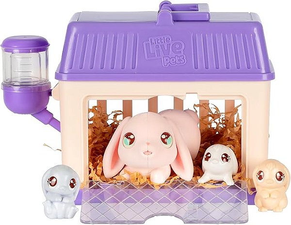 Pelucia Little Live Pets Mama Surprise Casinha Coelho FUN
