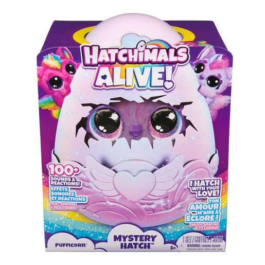 Boneco Interativo Hatchimals Alive Ovo Surpresa Pufficorn