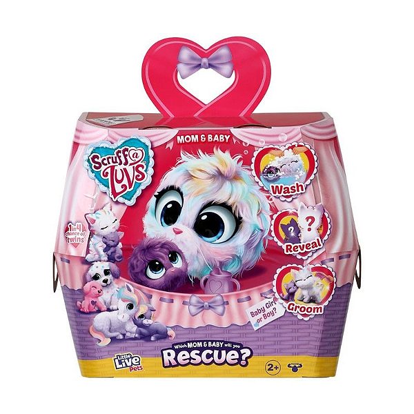 FurBalls Pets Adotados Mamãe e Bebê - Fun f1225