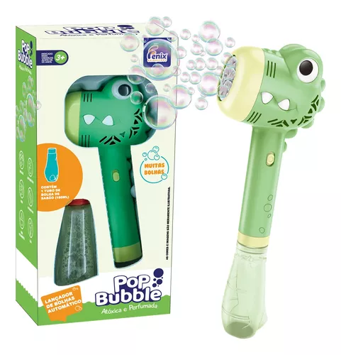 Lançador De Bolhas De Sabão Automático Dinossauro com Som