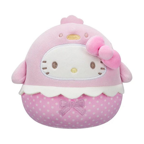 Pelúcia Squishmallow 20 cm - Hello Kitty Sanrio Hello Kitty e Seus Amigos - Sunny 3698