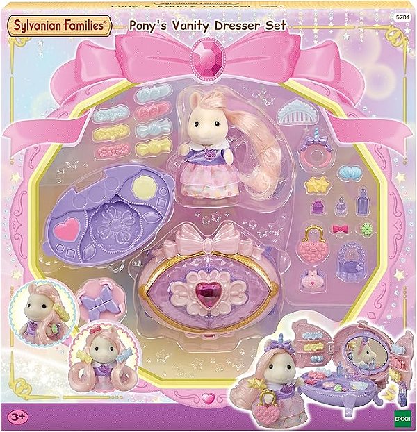 Sylvanian Families Conjunto Penteadeira da Ponei 5704 Epoch