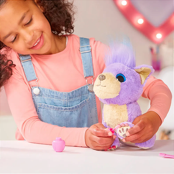 Furballs ADOTADOS CUTIE CUTS SALÃO DE BELEZA - Roxo FUN