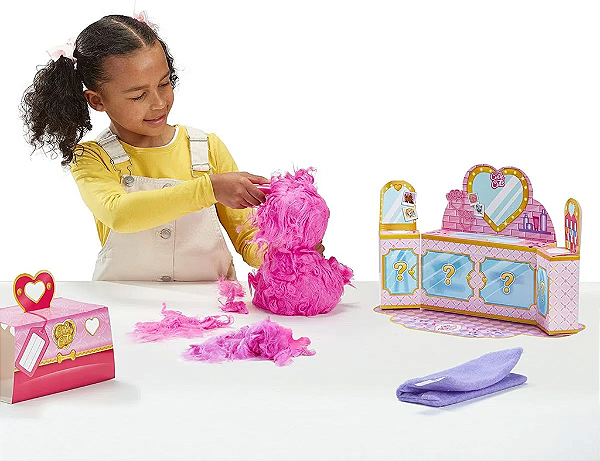 Furballs ADOTADOS CUTIE CUTS SALÃO DE BELEZA - Rosa FUN