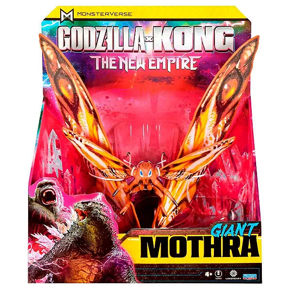 Boneco Godzilla vs Kong The New Empire Mothra 28 cm