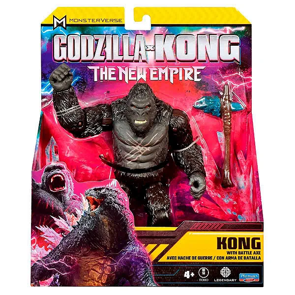 Boneco Godzilla vs Kong The New Empire Kong Machado 14cm