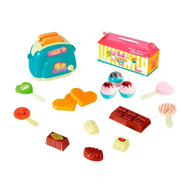 Kit Comidinha Cozinha Mini Torradeira - Fenix