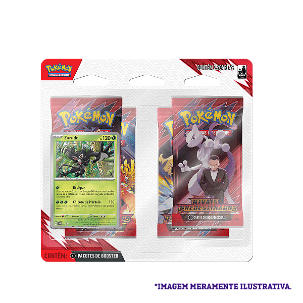 Cartas Pokémon Blister Quadruplo Rivais Predestinados