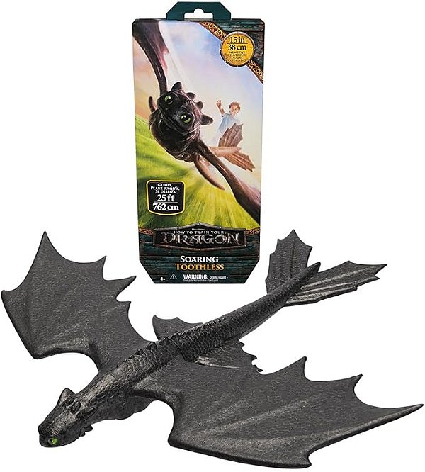 Boneco Como Treinar Seu Dragao Banguela Voador com Asas