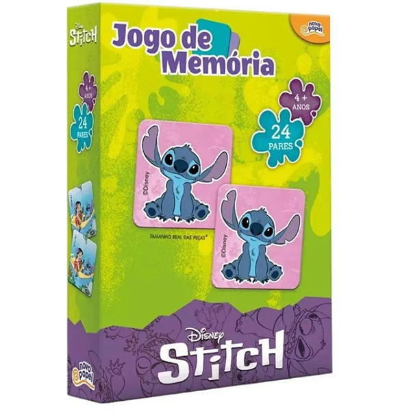 Jogo de Memoria Stitch 24 pares - Toyster