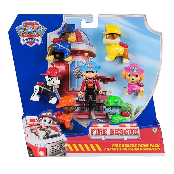 BONECO PATRULHA CANINA Fire Rescue com 7 4840