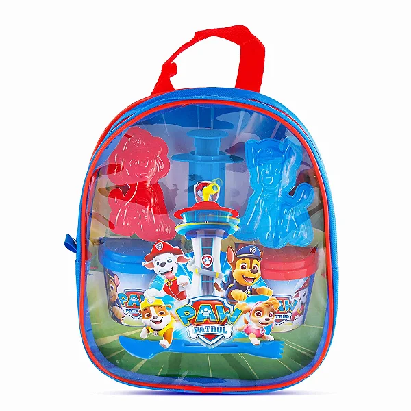 Massinha de Modelar PATRULHA CANINA Mochila com Molde 3038