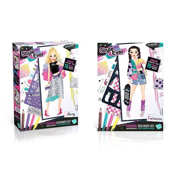 Kit Desenho Fashion Designer 15 modelos