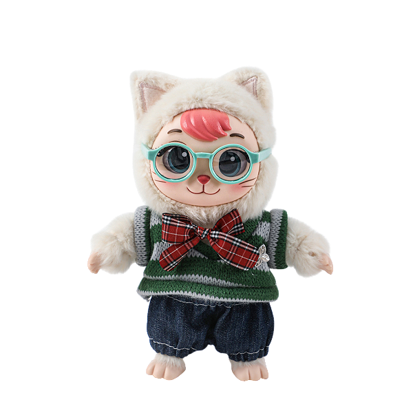 BONECA PELUCIA CHAVEIRO GATINHA LAMIMI CLARA
