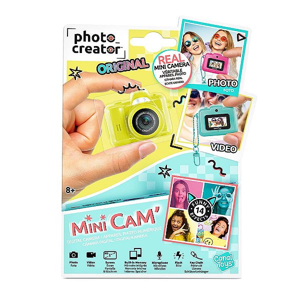 MIni Camera Fotográfica Digital Verde Pro f2561