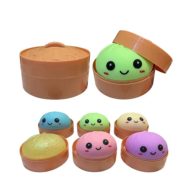 Fidget Toy Squishy Dumpling Bolinho Surpresa Anti Stress