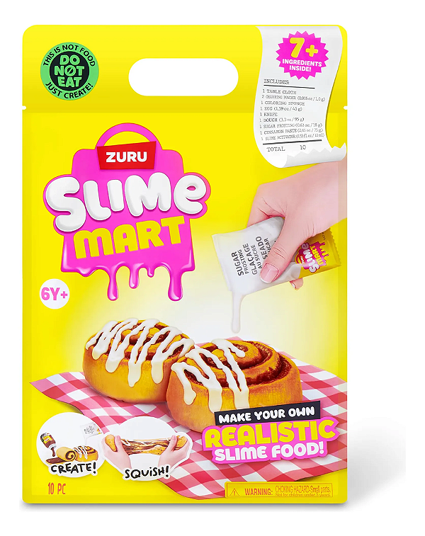 Kit Comida de Slime Mart Cinnnamon Roll