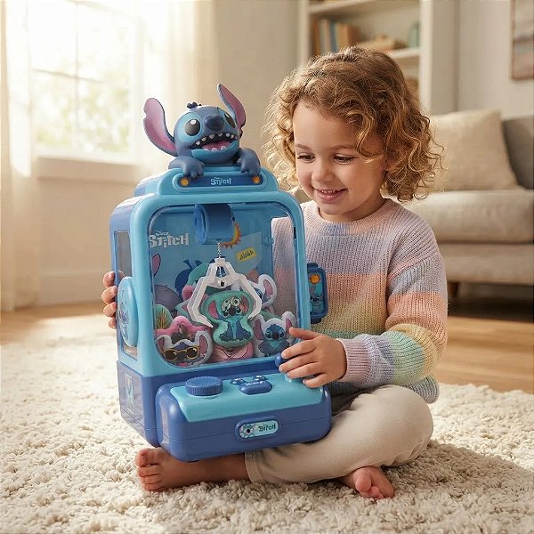 Maquina De Pegar Bichinho Mini Infantil Disney Stitch